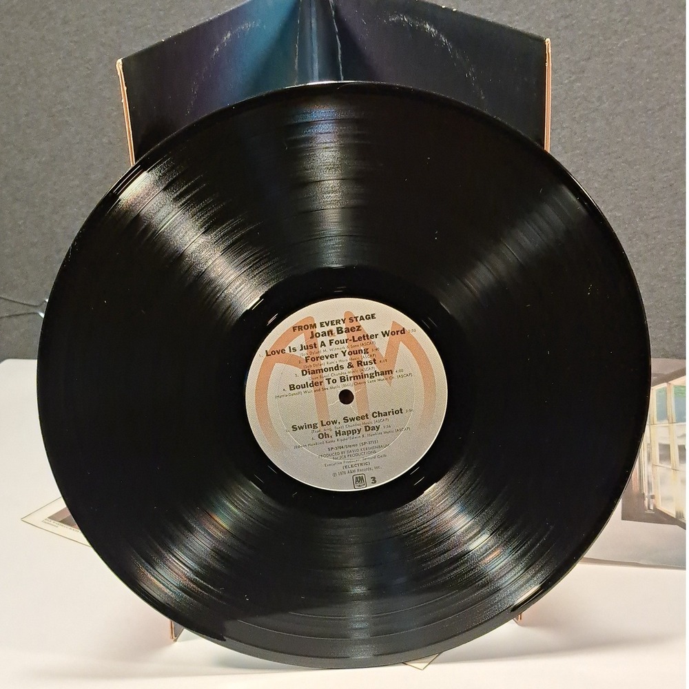 Joan Baez From Every Stage 1976 Live Double Vinyl LP A&M SP-3704 Folk Album - Picture 9 of 13